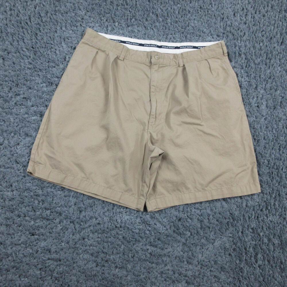 Polo Golf Shorts Mens 38 Beige Tan Outdoor Golf Chino 36x7*